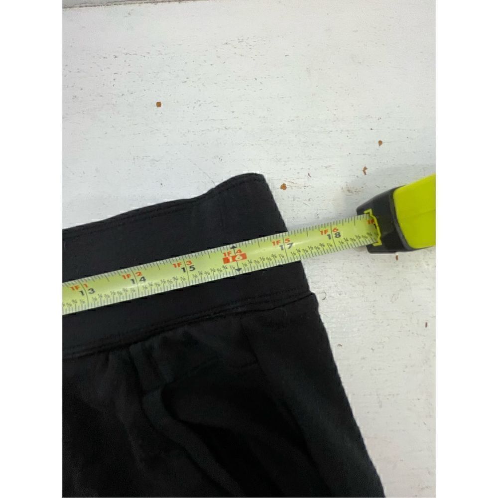 Athleta Black Pull-up Elastic waist Drawstring Sweatpants Size L - Picture 7 of 9